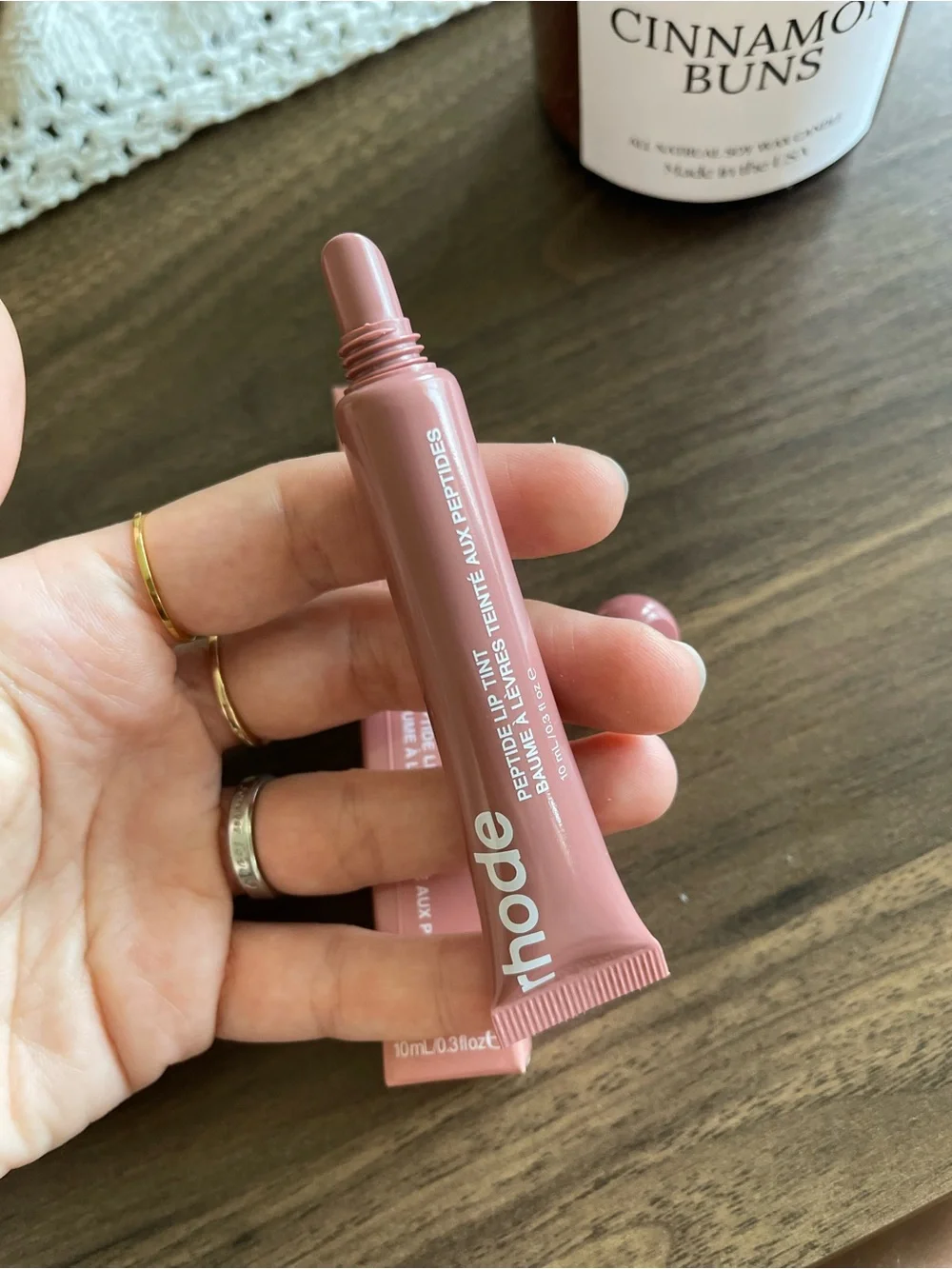 Rhode Peptide Lip Tint in Mauve Pink